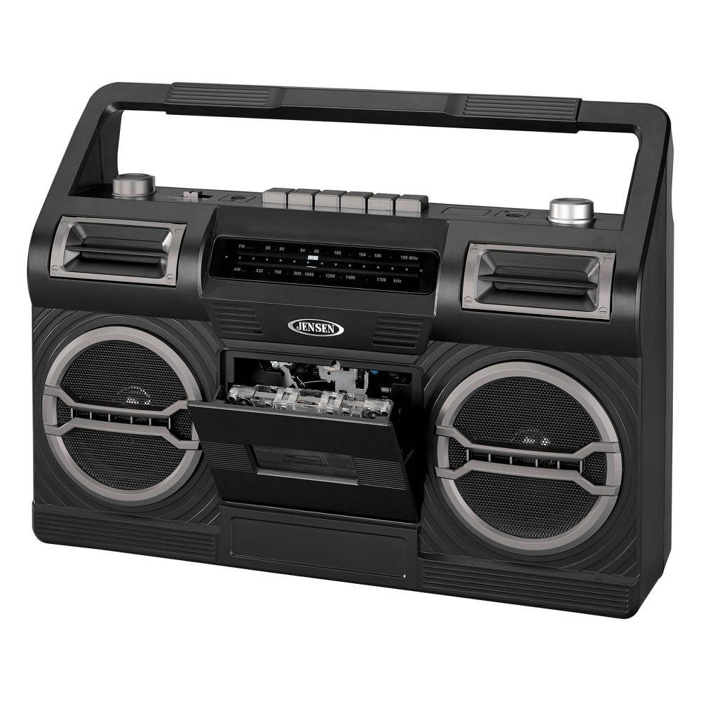 Photos - Media Player Jensen Portable AM/FM Radio with Cassette Player/Recorder and Built-in Spe 