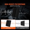 VEVOR Acoustic Foam Panels, 4 Pack 16.5 x 6.3 x 12 inches, Adhesive High Density Soundproof Wall Panels,Fire-Resistant Acoustic Panel,Black - 3 of 4