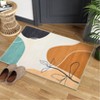 COZONY Modern Abstract Washable Area Rug with Non-Slip Backing, Stain Resistant Contemporary Carpet for Dining Room and Bedroom - 2 of 4