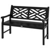 Outsunny 43.25" Outdoor Garden Bench, Wooden Bench, Poplar Slatted Frame Furniture for Patio, Park, Porch, Lawn, Yard, Deck - 4 of 4