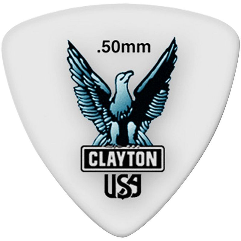 Clayton Acetal Rounded Triangle Guitar Picks, 1 of 6