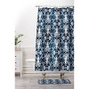 Mythos Shower Curtain Blue - Deny Designs: Abstract Geometric Pattern, Microfiber, Machine Washable - 3 of 4