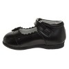 Josmo Baby Girls' Mary Jane Flats with Flower Detail: Non-Slip Sole Wedding Flower Girls' Shoes (Infants/Toddler Sizes) - 2 of 4