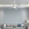 Modern 66" 6-Blade Ceiling Fan with LED Light, Remote Control, 6 Speeds, Reversible DC Motor, for Living Room & Commercial Spaces - 4 of 4