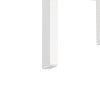 NicBex 18" 1PC/2PCS Glass Coffee Table,Minimalist End Table with Metal Base,Side Table with Tempered Glass Top,Center Table for Living Room - 3 of 4