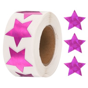 Unique Bargains DIY Crafts Homework Vinyl Self-Adhesive Waterproof Durable Star Stickers - 1 of 4