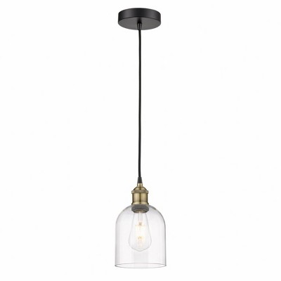 Bella - 1 Light Cord Hung Mini Pendant In Industrial Style-9.5 Inches Tall and 5.5 Inches Wide