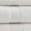 100% Organic Cotton 6pc Absorbent Ultra Soft Bath Towel Set - 4 of 4