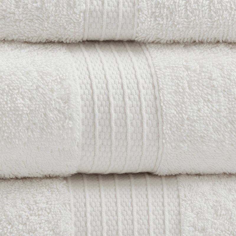 100% Organic Cotton 6pc Absorbent Ultra Soft Bath Towel Set, 5 of 11