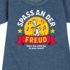 - Peanuts - Snoopy Spass An Der Freud Graphic Short Sleeve Fleece Dress - 2 of 4