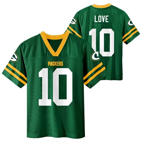 Nfl Green Bay Packers Boys Short Sleeve Jordan Love Jersey Target