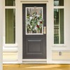 Unique Bargains Christmas Artificial Flower Wreaths with Berries for Front Door and Home Decor - 4 of 4
