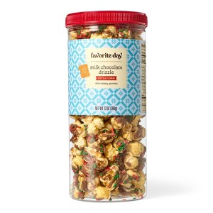 Christmas Milk Chocolate Drizzle Kettle Corn Popcorn - 13oz - Favorite Day™ - 1 of 4
