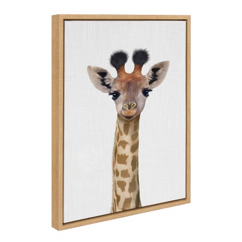Studio giraffe, 110 cm, multicoloured 