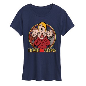 Women's - Home Alone - Movie Poster Short Sleeve Graphic T-Shirt - 1 of 4