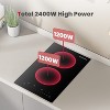 GASLAND CH12BF 12 Inches 2 Burners Built-in Ceramic Electric Cooktop, ETL Certificated, 240 V 2400 W, Touch Control, Safety Lock, Timer - 4 of 4
