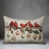 Creative Products Cardinals and Ornaments 20 x 14 Spun Poly Pillow - 3 of 3