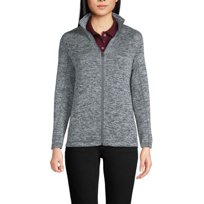 Lands' End Women's  Sweater Fleece Jacket