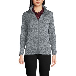 Lands' End Women's  Sweater Fleece Jacket - 1 of 4