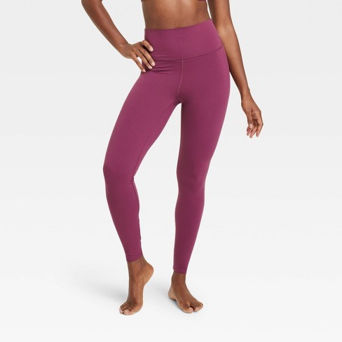 Women's Ultra High-rise Rib Leggings - All In Motion™ Pink L : Target