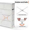 Pellebant Home Extra Wide Closet Dresser Storage Tower Organizer Unit 9 Drawers Dresser for Bedroom Clothes with Steel Frame Wood Top - 3 of 4