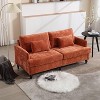 VASIP  COOLMORE Mid Century Modern chenille Fabric Loveseat sofa - 2 of 4