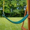 Gorilla Playsets Extreme-Duty Swing Belt - Green w/ Yellow Chains - 2 of 4