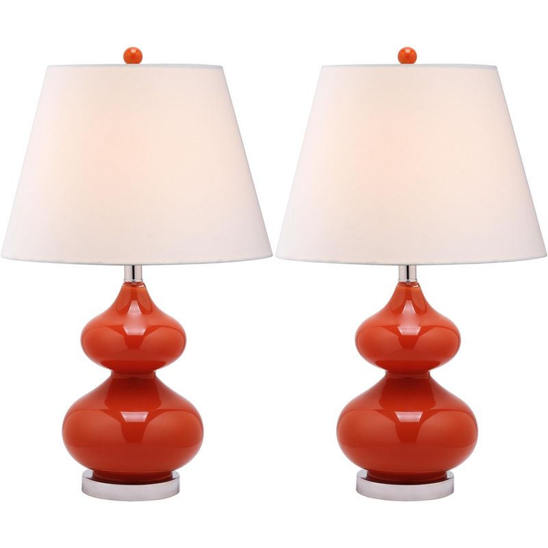 Eva Double Gourd Glass Lamp (Set of 2)  - Safavieh, 3 of 8