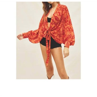 Women's Smell The Roses Duster - DRESS FORUM