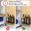 Hachikiko 3 Pack Adhesive Cabinet Organizer - Wall Mounted Pantry Door Organizer - 2 of 4