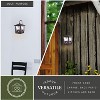 VAXCEL 1 Light Burnished Bronze Rustic Outdoor Wall Lantern Clear Glass, Bear, 12.5 inch - 3 of 4