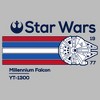 Men's Star Wars Patriotic Millennium Falcon Stripes T-Shirt - 2 of 4