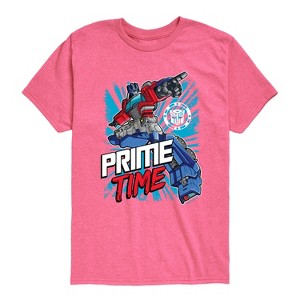Boys' - Transformers - Autobots Optimus Prime Time Short Sleeve Graphic T-Shirt - 1 of 3