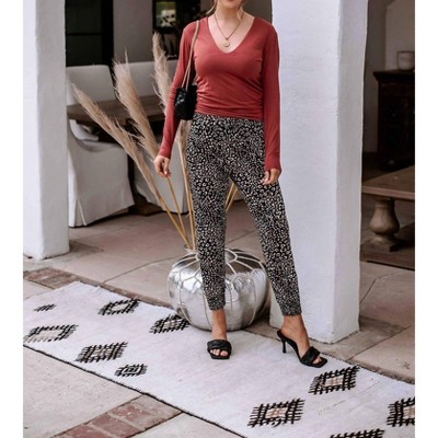 Women's Double Lined V-Neck Top - Veronica M