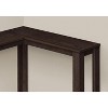 Monarch Specialties Accent Table Console Entryway Narrow Corner Living Room Bedroom Brown Laminate Contemporary Modern - 3 of 4