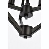 Elegant Lighting Irina 3 lights pendant in black - 4 of 4