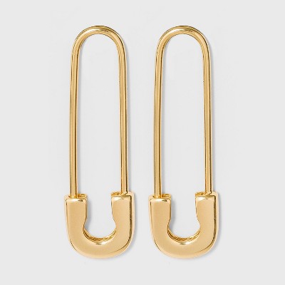 SUGARFIX by BaubleBar 14K Gold Plated Delicate Pin Drop Earrings - Gold