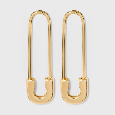 SUGARFIX by BaubleBar 14K Gold Plated Delicate Pin Drop Earrings - Gold