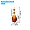 Unique Bargains Hanging Ornament DIY Craft Prisms Teardrop Suncatchers 3.35" x 0.87" 10 Pcs - 2 of 4