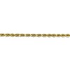 Black Bow Jewelry 4mm 10k Yellow Gold D/C Quadruple Rope Chain Bracelet - 2 of 4