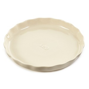 BergHOFF Balance Stone Rippled Pie Dish 11", 1.59qt., Moonbeam - 1 of 4