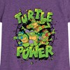 Girls' - Teenage Mutant Ninja Turtles - Turtle Power New Fitted Short Sleeve Graphic T-Shirt - 2 of 4