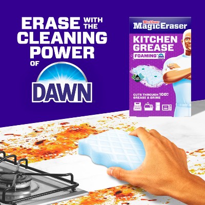 Mr. Clean Scented Magic Eraser Kitchen Grease Foaming Unstopables Multi-Purpose Cleaner - 6ct