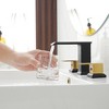 BWE 8 in. Waterfall Widespread 2-Handle Bathroom Faucet With Pop-up Drain Assembly in Spot Resist - 4 of 4