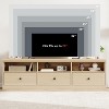 Mid Century Modern TV Stand for TVs Up to 80", 70in Entertainment Center with Storage Drawer and Open Shelves, Media Cabinet for Living Room,Bedroom - 4 of 4