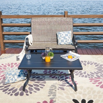 2pc Outdoor Patio Glider Seating Set - Patio Festival