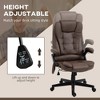 6 Point Vibrating Massage Office Chair with Heat, Microfiber High Back Executive Office Chair with Reclining Backrest, Padded Armrests and Remote - 4 of 4