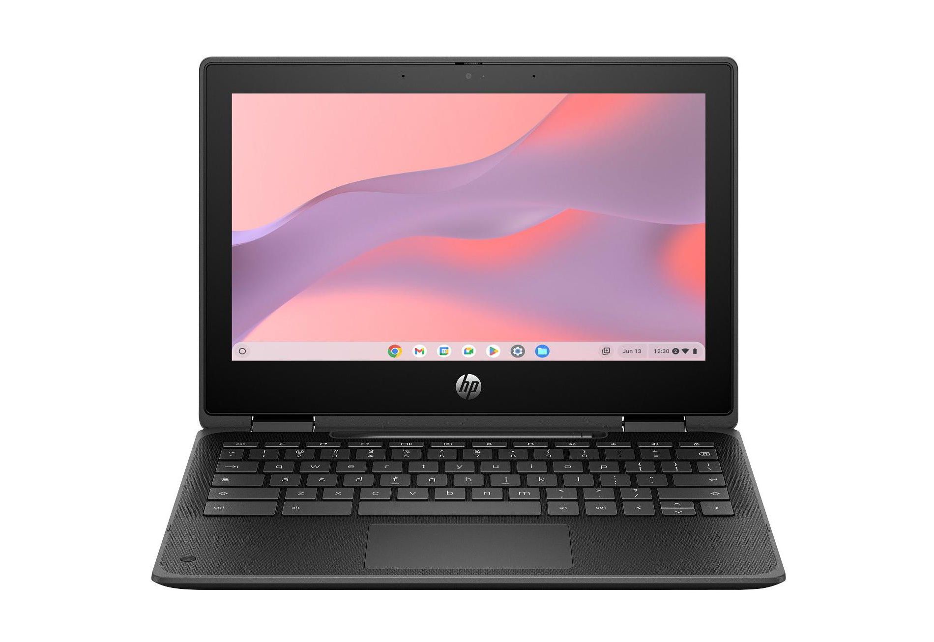 HP Fortis x360 G5 11.6" HD IPS 2-in-1 Touchscreen Chromebook, Intel Celeron N100, 8GB RAM, 64GB eMMC, Chrome OS , Black (9R397UT)