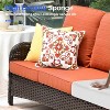 XIZZI Wicker Patio Furniture Set with 3-Seat Sofa, Swivel Rocking Armchairs & Ottomans & Side Table, Modular Sectional Outdoor Conversation Sofa Set - 4 of 4