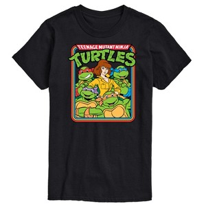 Men's - Teenage Mutant Ninja Turtles - Retro Group April Short Sleeve Graphic T-Shirt - 1 of 4
